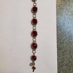 MLB Philadelphia Phillies Silver Tone Bracelet